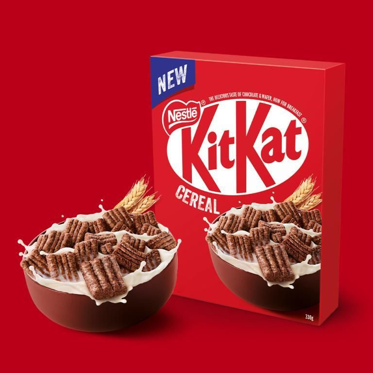 Сухой завтрак Nestle Kit Kat Cereal / Нестле хлопья Кит Кат Шоколадные 330гр  #1