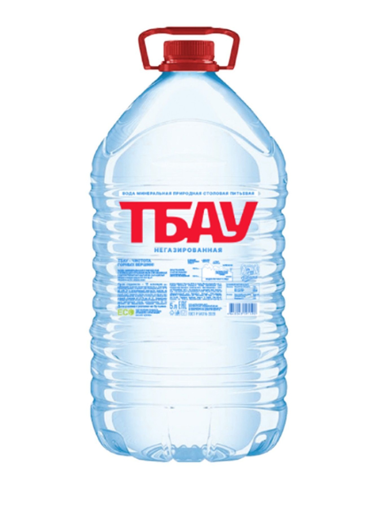 Вода питьевая минеральная "Тбау" 2 шт по 5 л #1