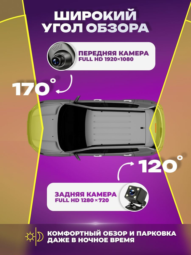 Видеорегистратор-зеркало JBH Авторегистратор, Видео регистратор ...