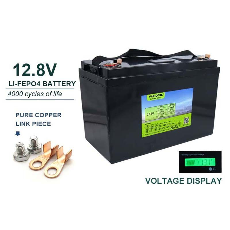 12V 120AH 4S LiFePO4 аккумулятор 12.8V литиевые батареи 4000 циклов для ...
