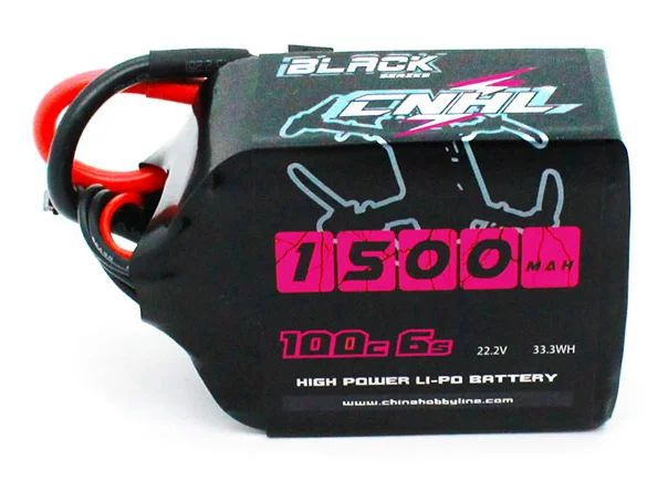 Аккумулятор CNHL Black Series 1500mAh 6S 100C LiPo XT60 #1