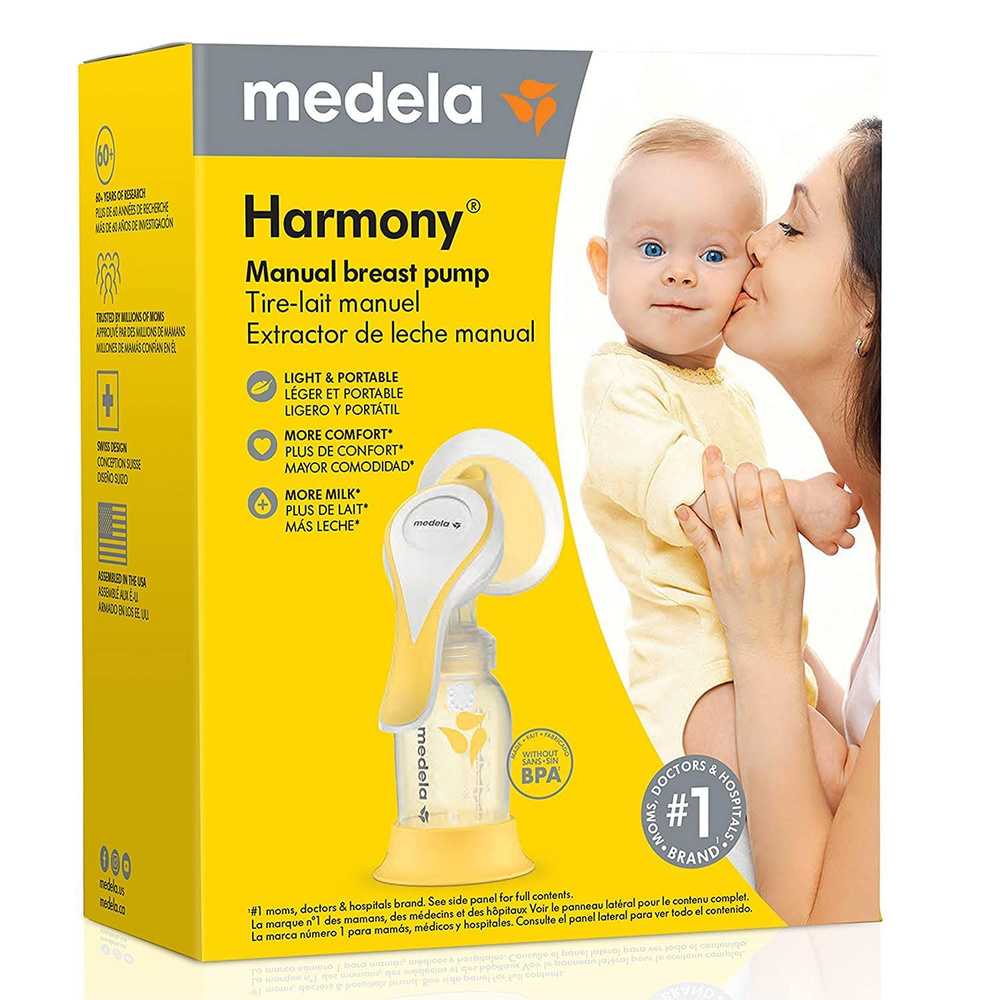 Ручной молокоотсос Medela с системой Flex Shields Harmony для большего комфорта и большего количества #1