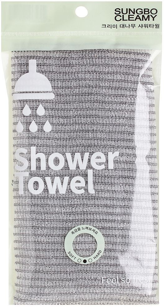Мочалка из бамбукового волокна SungBo Cleamy Bamboo Shower Towel #1