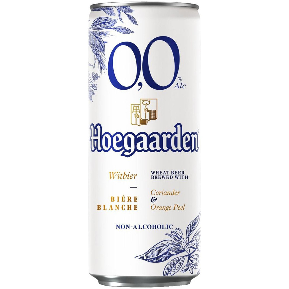 Напиток пивной Hoegaarden безалкогольный светлый нефильтрованный, 330мл х 8 штук  #1