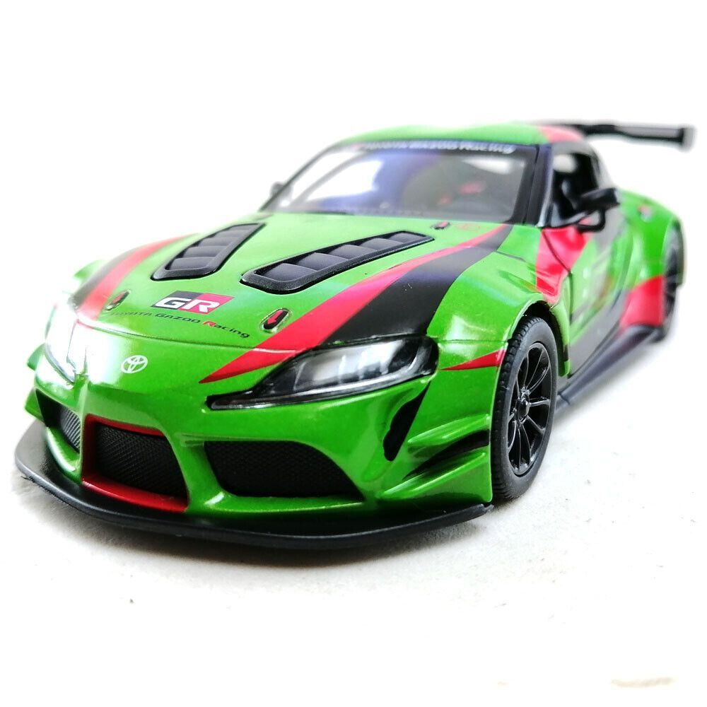 Металлическая машинка Тойота Супра Toyota GR Supra Racing Livery Edition  Kinsmart 1:36 5421DFKT инерционная, цвет Зеленый с принтом - купить с  доставкой по выгодным ценам в интернет-магазине OZON (539323283)