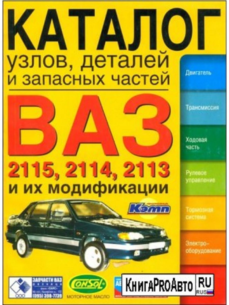 Каталог Узлов, деталей и запасных частей ВАЗ 2115, 2114, 2113 и их ...