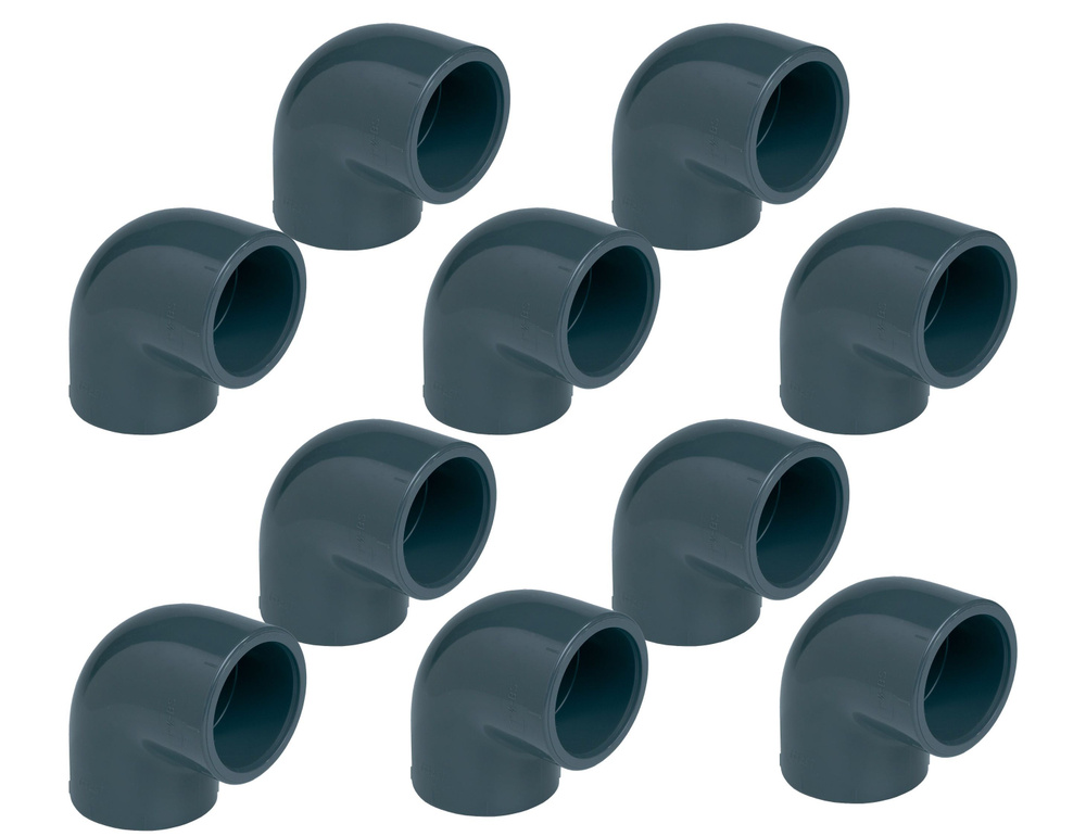 Угол ПВХ 25 PN16 клеевое соединение 25 (комплект 10 шт), 696336 ...