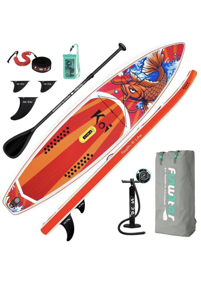 Надувная Сап доска Sup board KOI 11.6 Red Fish #1