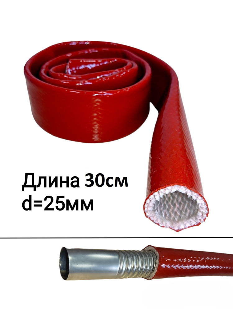 Теплоизолятор (с покрытием) огнеупорный из стекловолокна , 30 см, 25-27 ...