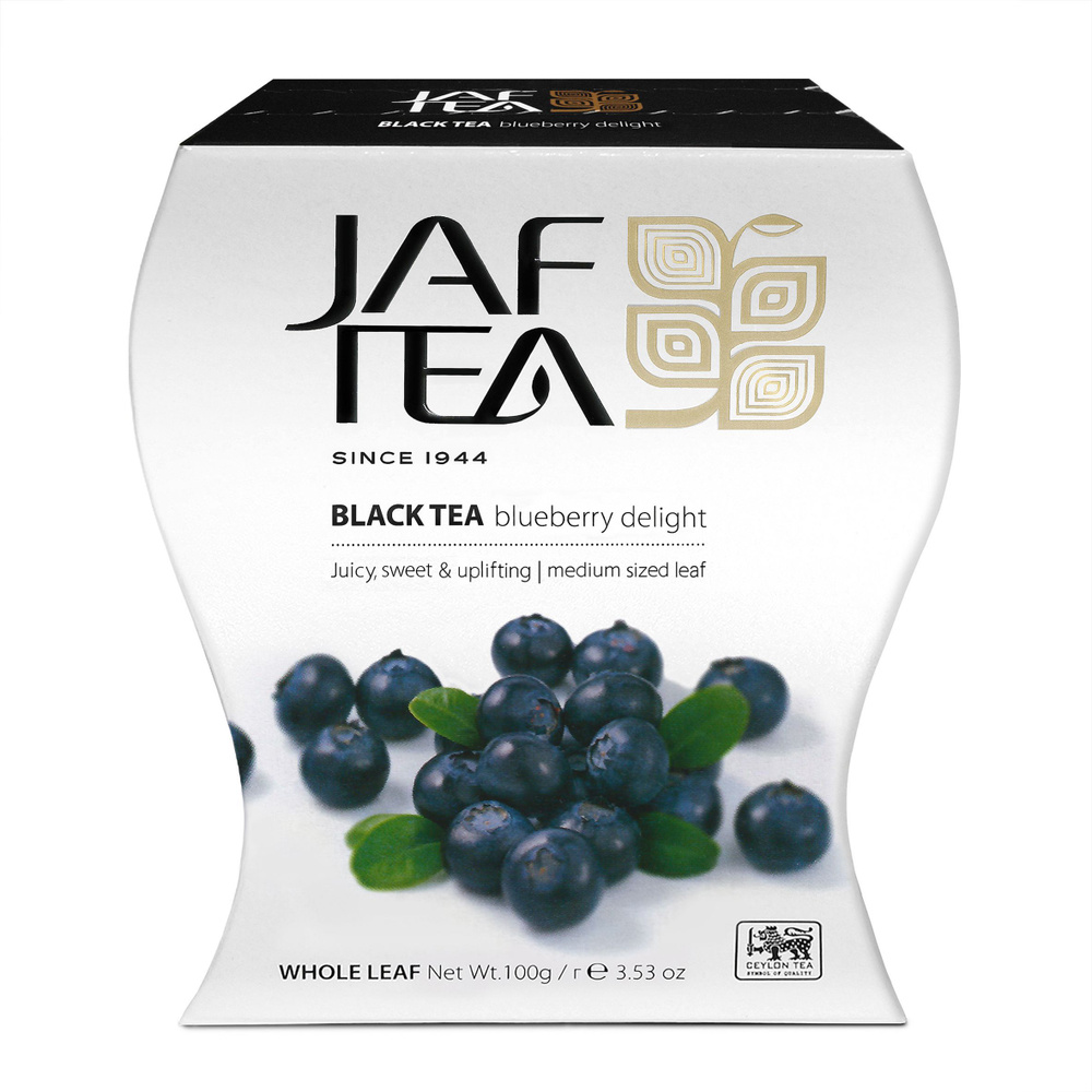 Чай цейлонский JAF TEA "Blueberry Delight" чёрный с голубикой, 100 г. #1