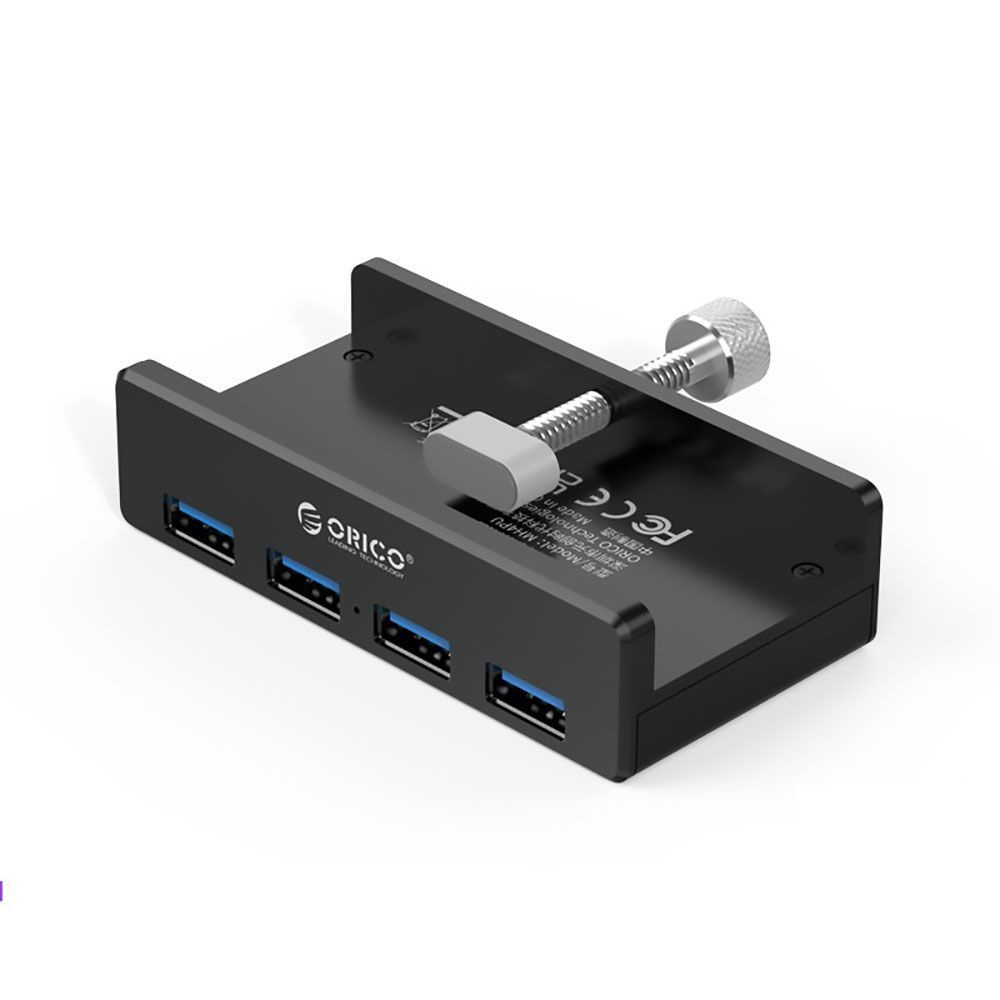 USB-хаб на 4 порта USB 3.0 с креплением, черный - купить с доставкой по ...