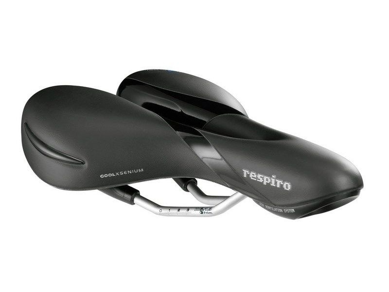 Седло для велосипеда Selle Royal Respiro Moderate Man мужское, гелевое + эластомер (5131HET) #1