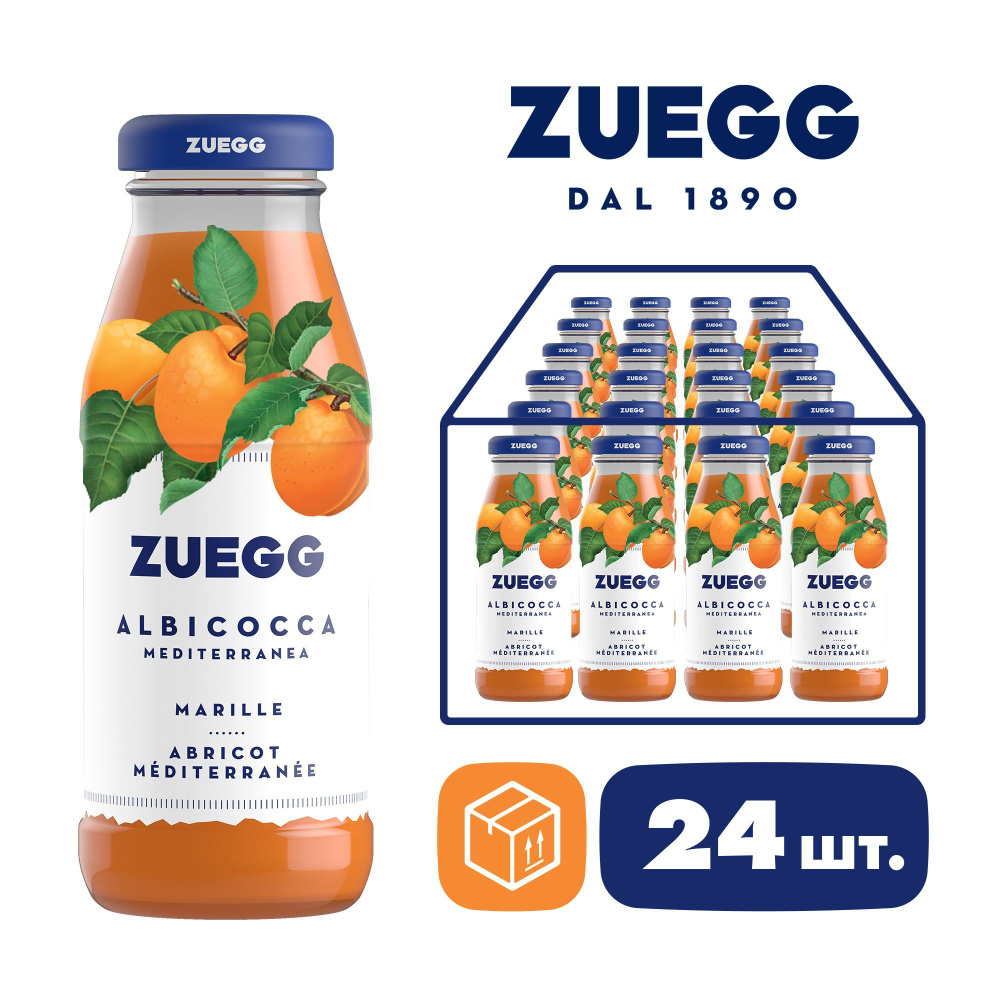 Сок Zuegg Абрикос нектар, 24 шт х 200 мл #1