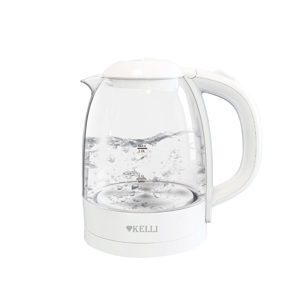 Чайник электрический KELLI KL-1386 Белый #1