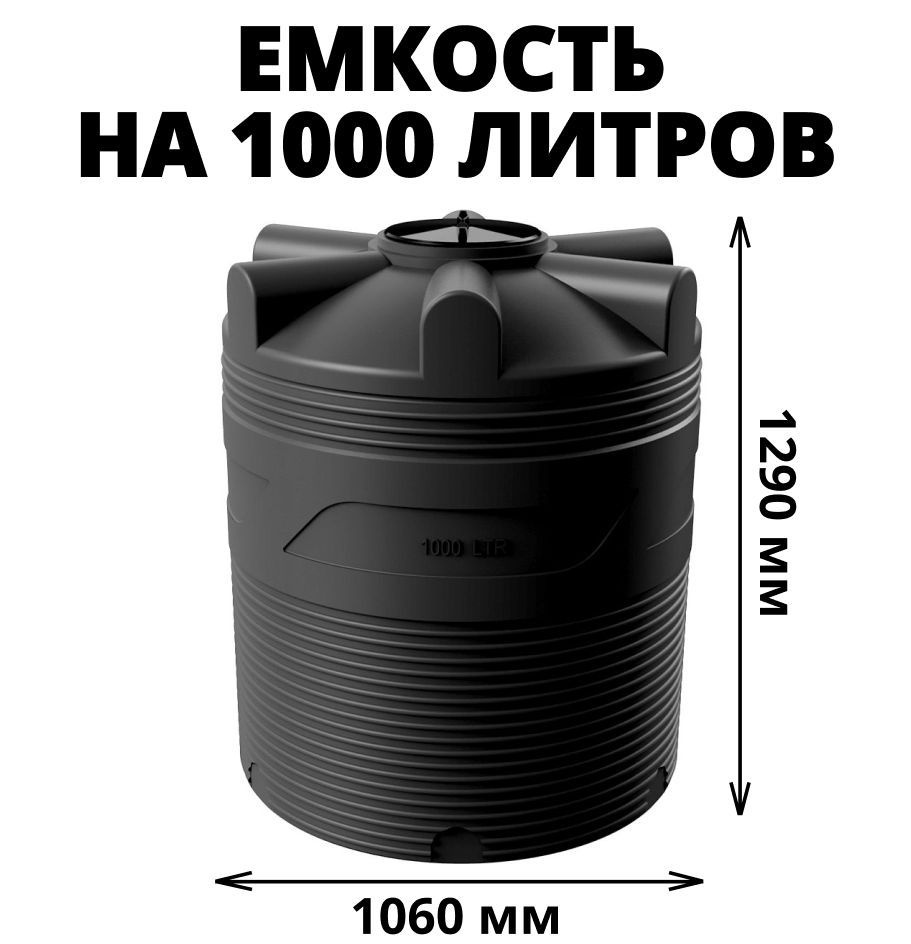 Комплект бочка Rain Barrel ROTO 50 литров с подставкой