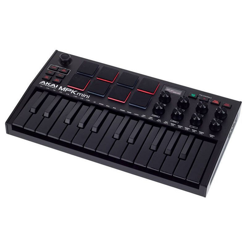 MIDI-клавиатура AKAI MPK Mini MK3, чёрная #1