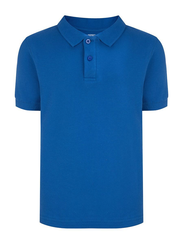 Поло Repost, размер 146, цвет синий, 100% хлопок - купить по выгодной ...