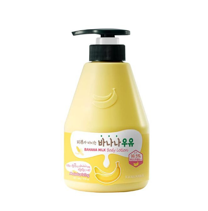 Welcos Kwailnara Banana Milk Body Lotion подтягивающий лосьон для тела с ароматом бананового молока (560мл.) #1