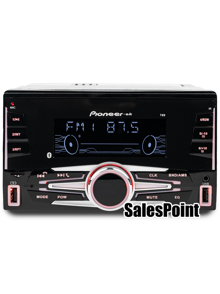 Автомагнитола 2Din 787 2DIN (Bluetooth/USB/AUX/FM) магнитола 2дин с ...