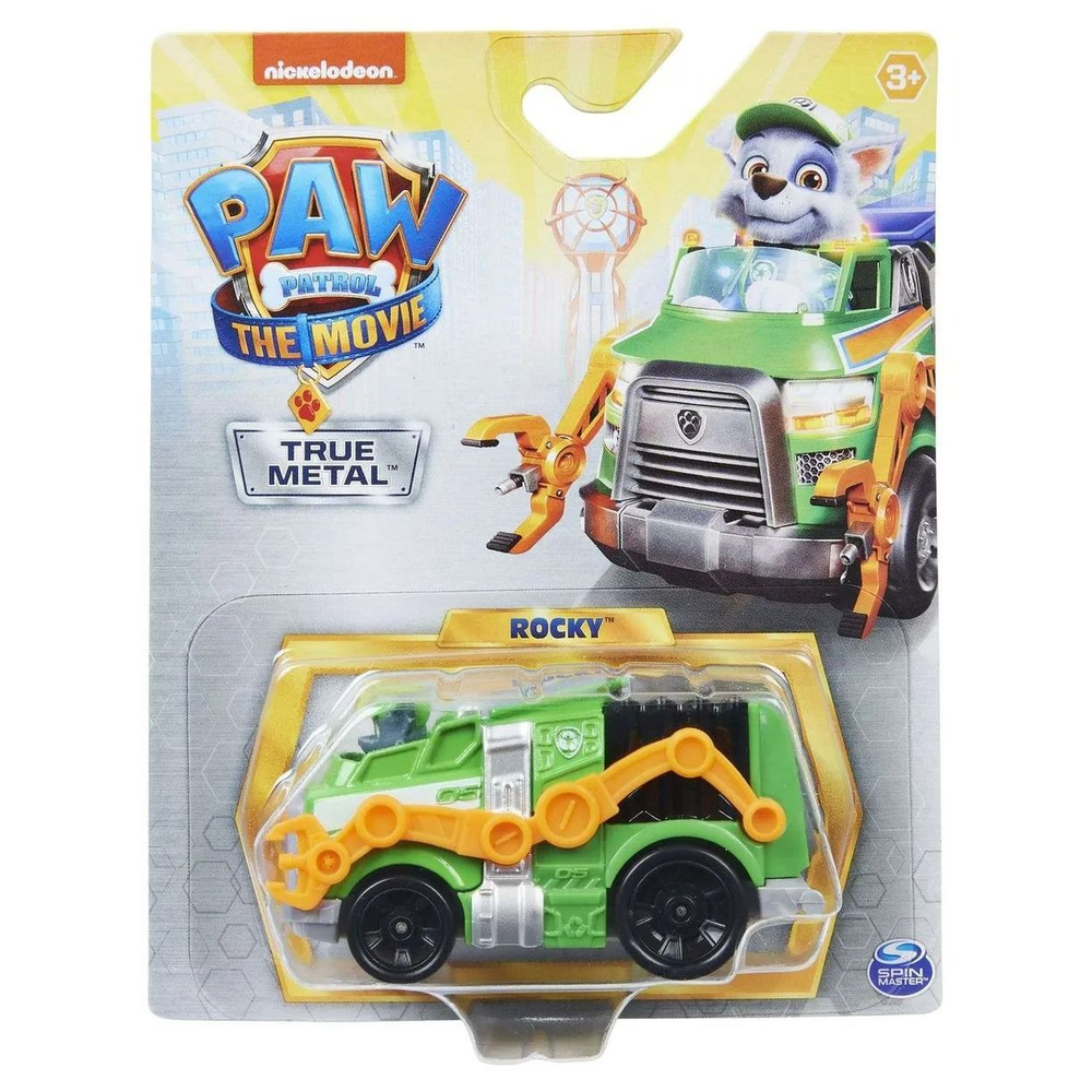 Машинка Paw Patrol Дайкаст Кино Рокки 6061570/20132872 - купить с доставкой  по выгодным ценам в интернет-магазине OZON (1117283020)