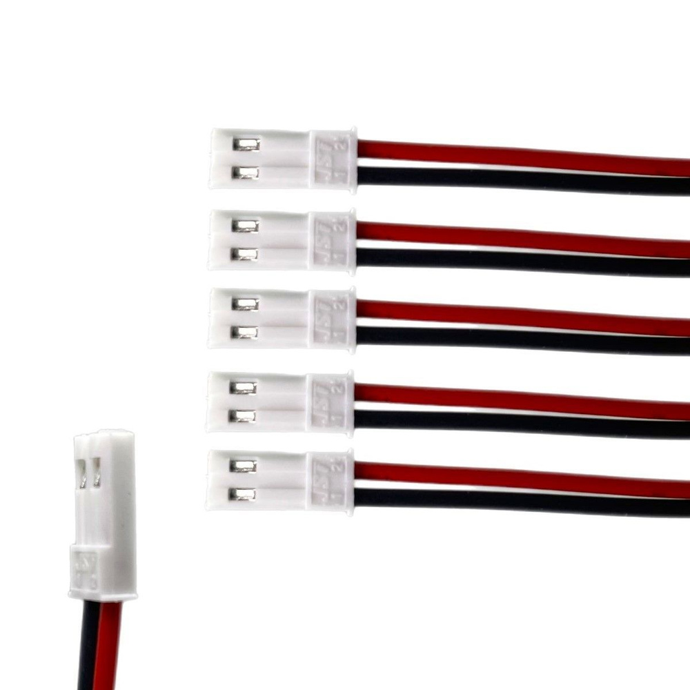 Разъем ABC JST "папа" с припаянным кабелем (5 шт) - купить с доставкой ...