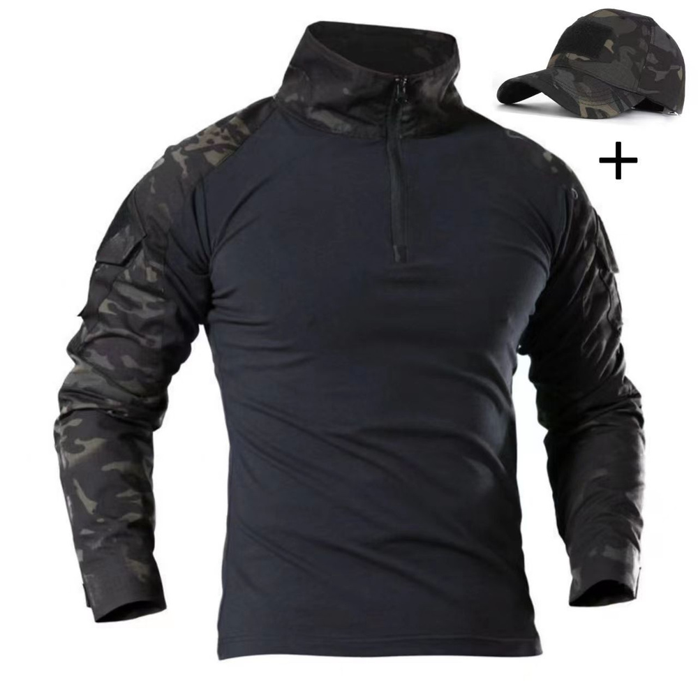 Походная туристическая боевая рубаха + тактическая кепка, дышащая ...
