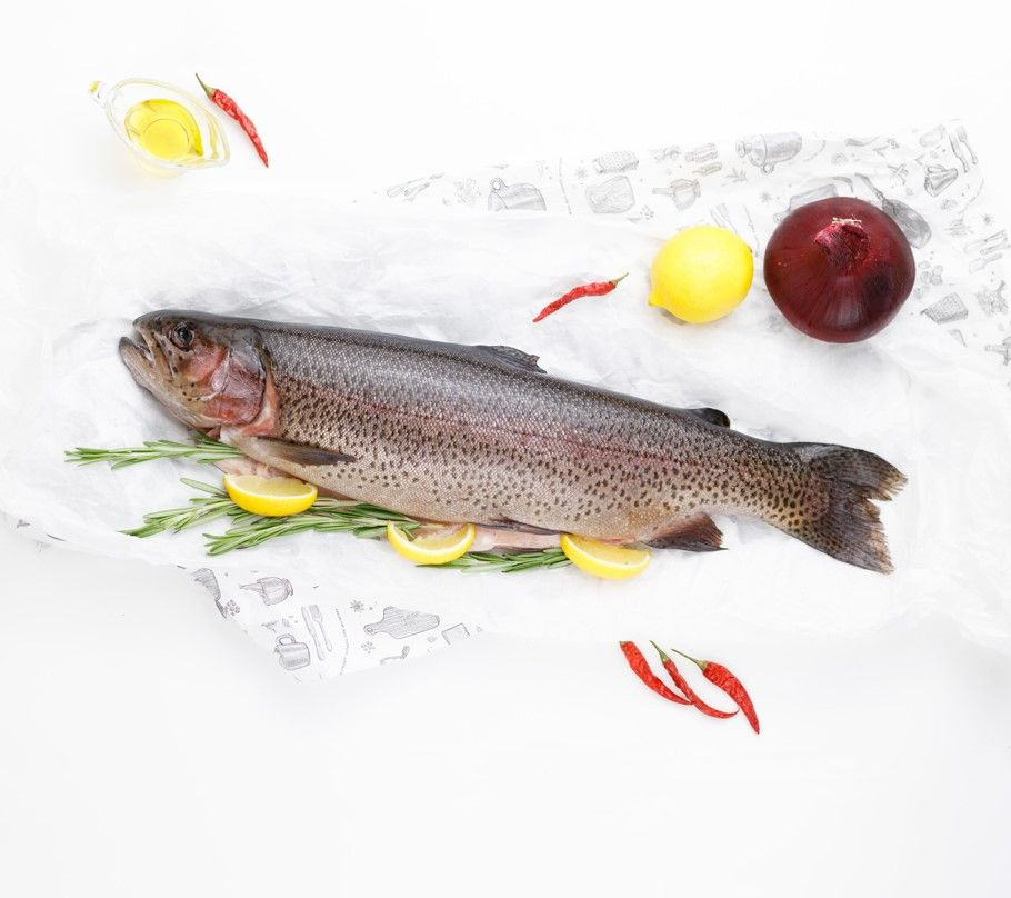 Форель потрошеная с головой Кинг-Фрост, охлажденная, 1,1 кг - купить с ...