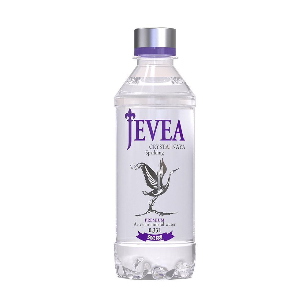Вода минеральная Jevea / Живея газированная, ПЭТ 0.33 л (12 штук)  #1