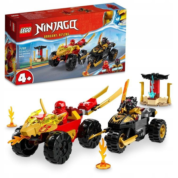 71789 Конструктор LEGO Ninjago Kai Battle by car and motorcycle Кай и Рас Битва на машине и мотоцикле #1