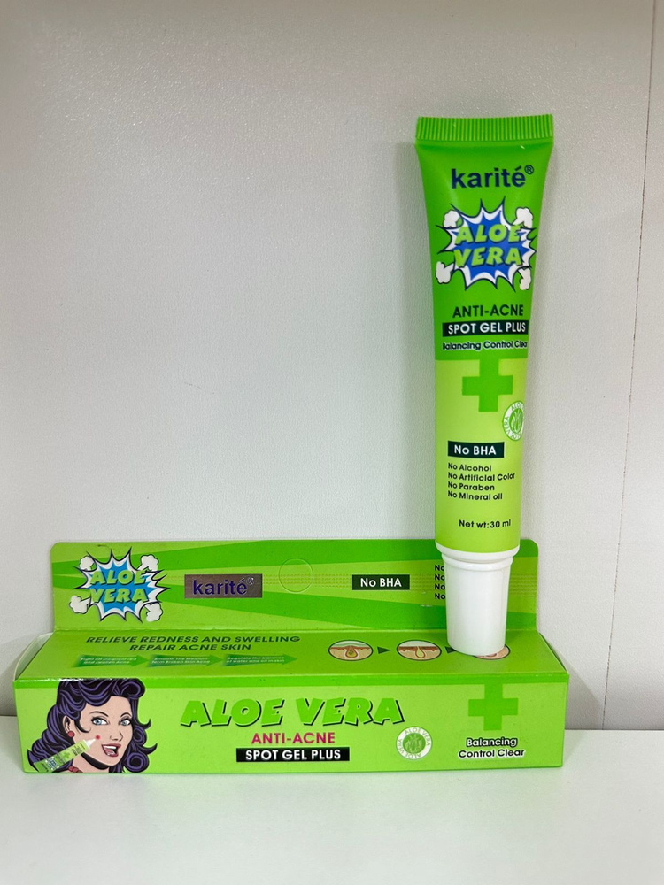 Точечное средство против акне Aloe Vera Anti-Acne Spot Gel Plus (30мл) #1