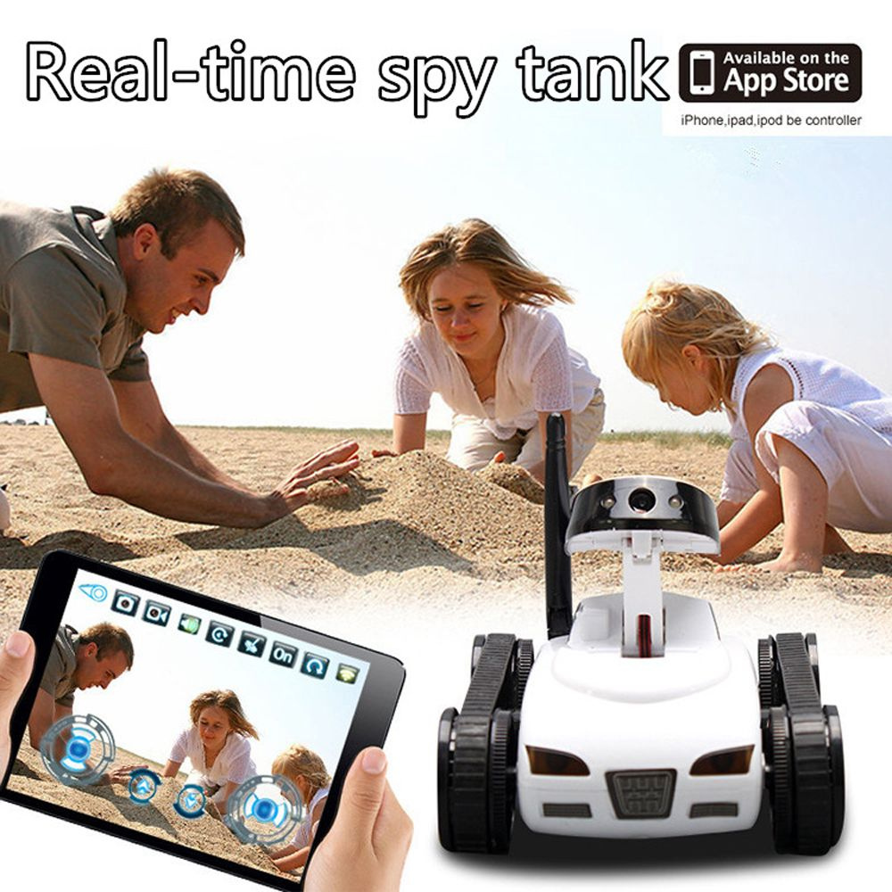 EBOYU 272 Wi-Fi Mini i-spy RC Tank Car RC Camera Cars HappyCow 777-272 с  пиксельной камерой 30 Вт для iPhone iPad iPod Контроллер - купить с  доставкой по выгодным ценам в интернет-магазине