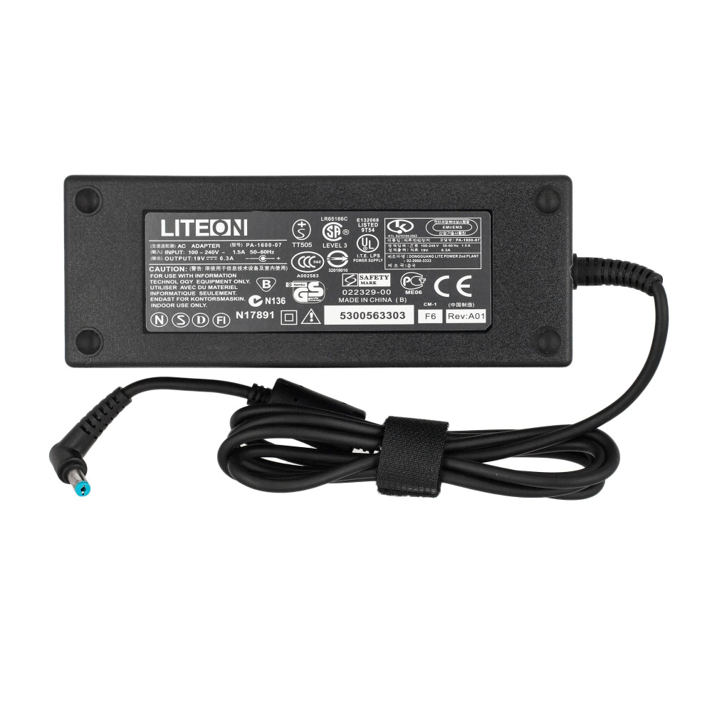 Блок питания 19V 6.3A 5.5x1.7мм 120W для ноутбука Acer Aspire V3-772G ...