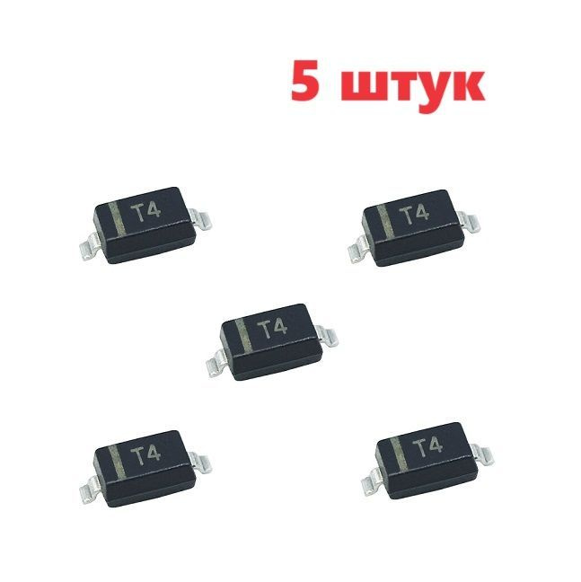 1N4148W T4 диод (5 шт.) SOD-123 FL SMD 1N4148 схема 1N4150 ...