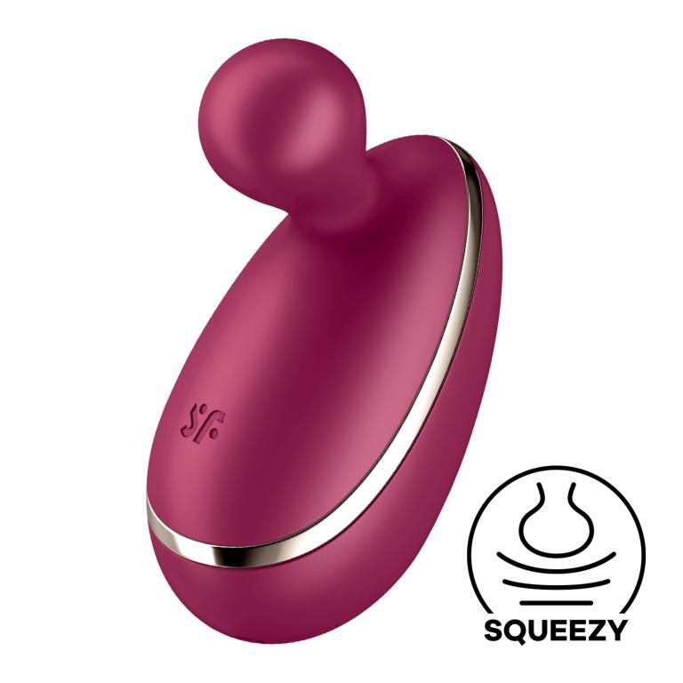 Satisfyer Вибратор, цвет: малиновый, 9.5 см #1