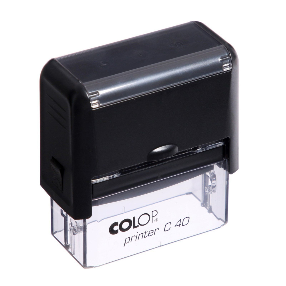 Оснастка автоматическая для штампа Colop Printer 40С, 23 х 59 мм, черная  #1