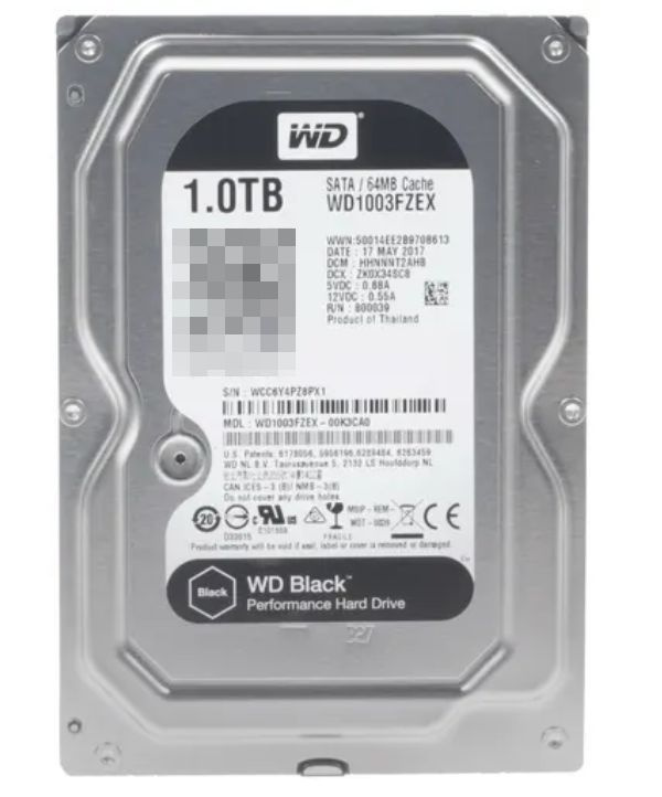 Western Digital 1 ТБ Внутренний жесткий диск (398560)  #1