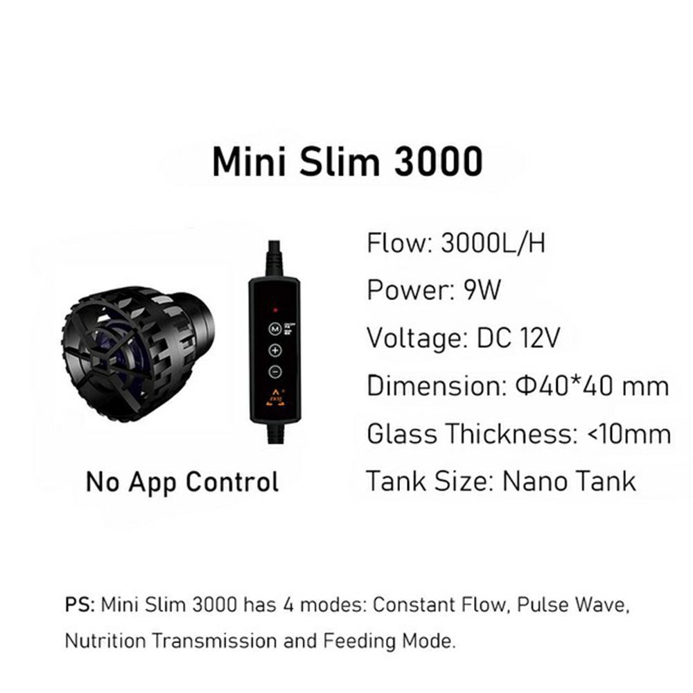 Приложение ZKSJ запрограммировало бесшумный циркуляционный насос DC Slim Pro Mini Aquarium Wave Maker #1