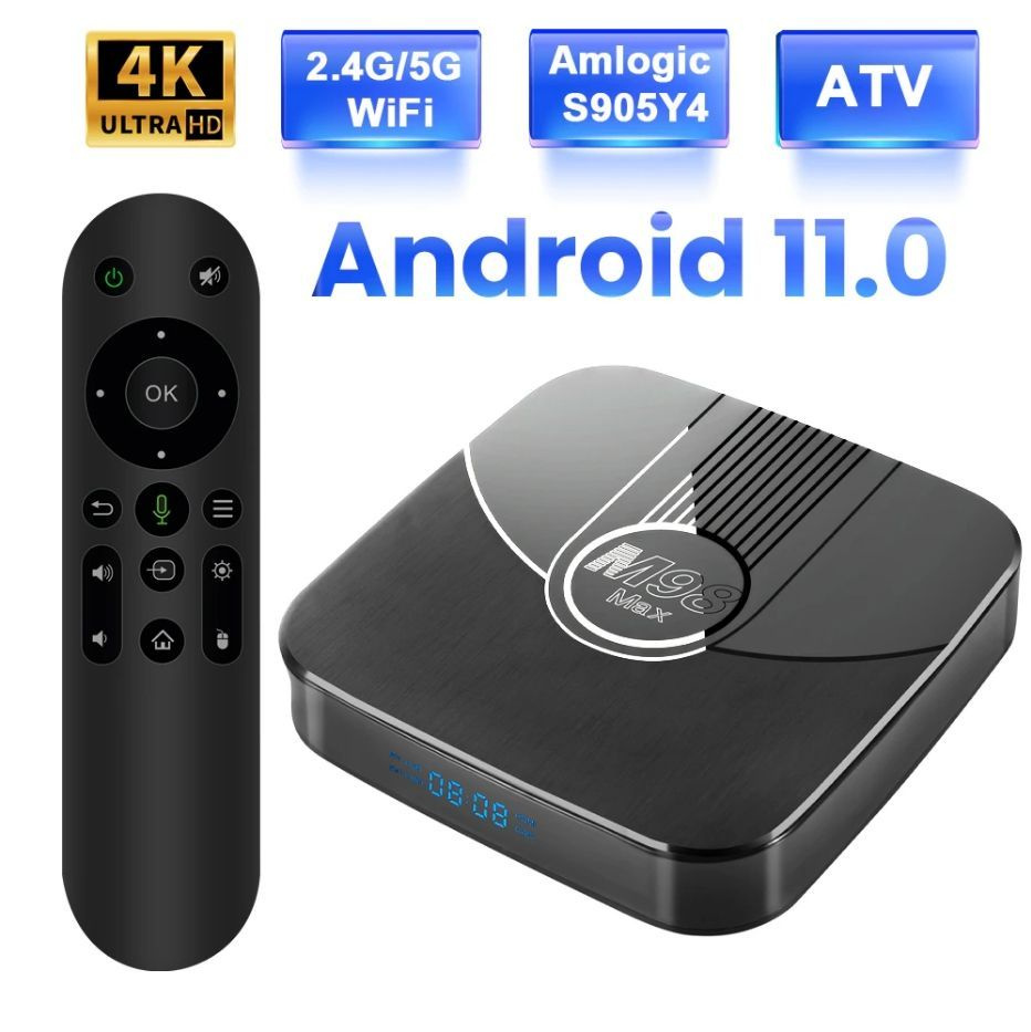 Медиаплеер VONTAR X4 AndroidTV Amlogic S905X4 4/32GB G10BTS Pro  (ID#1716224202), цена: 2580 ₴, купить на