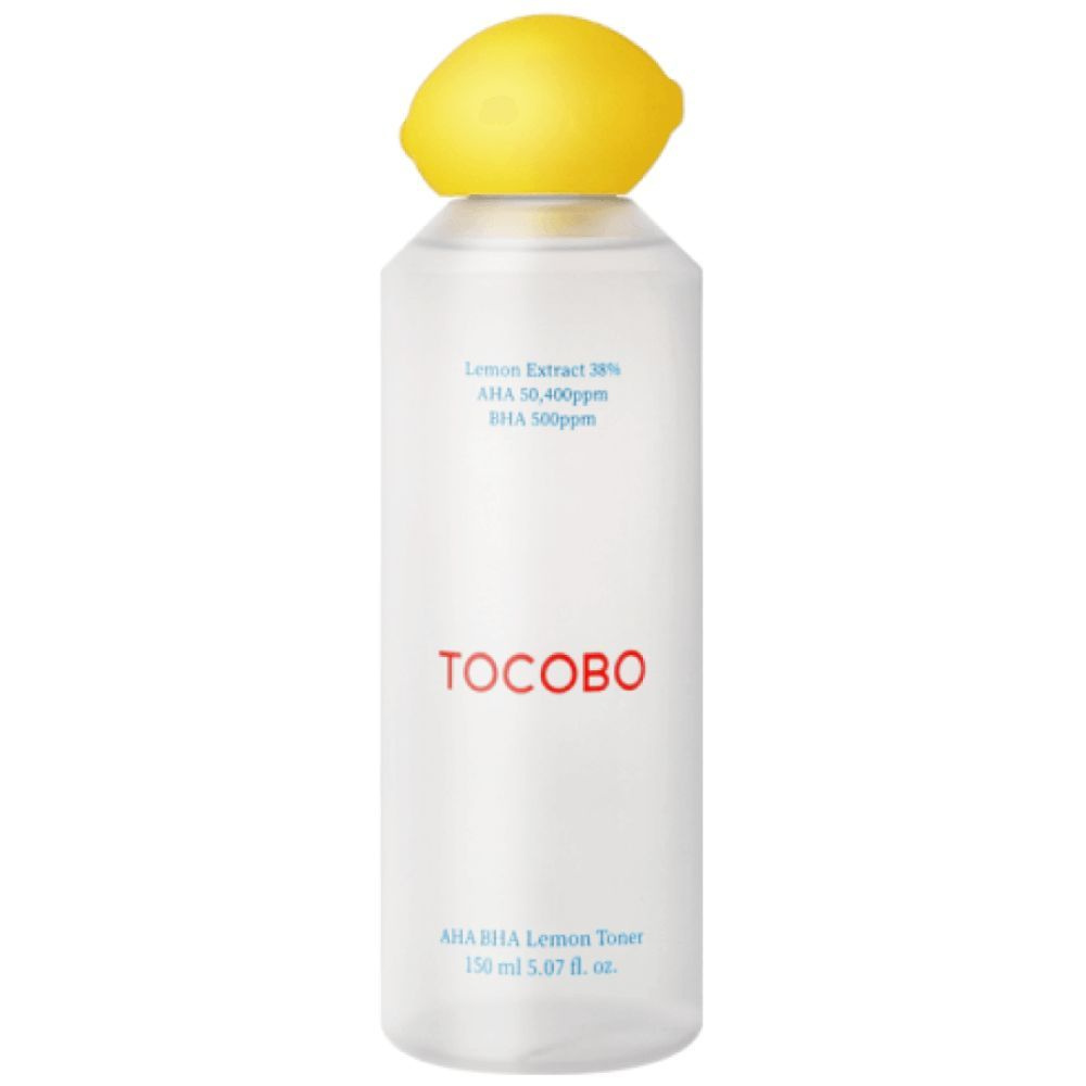 Кислотный тоник-эксфолиант с экстрактом лимона Tocobo AHA BHA Lemon Toner Корея  #1