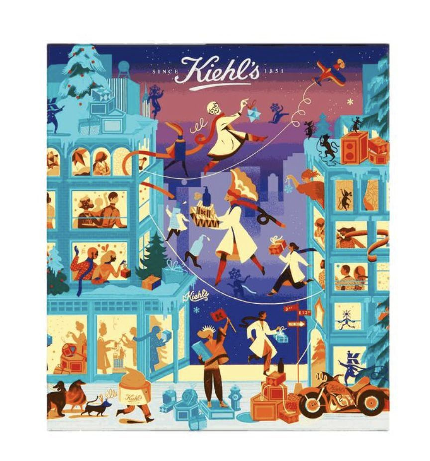 Adventskalender Kiehl 2023 Адвент-календарь, 24 бьюти сюрприза - купить
