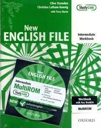 NEW ENGLISH FILE INTERMEDIATE Workbook with Key + MultiROM - купить с ...