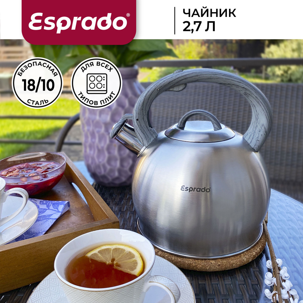 Чайник из нержавеющей стали Esprado Globo 2,7 л #1