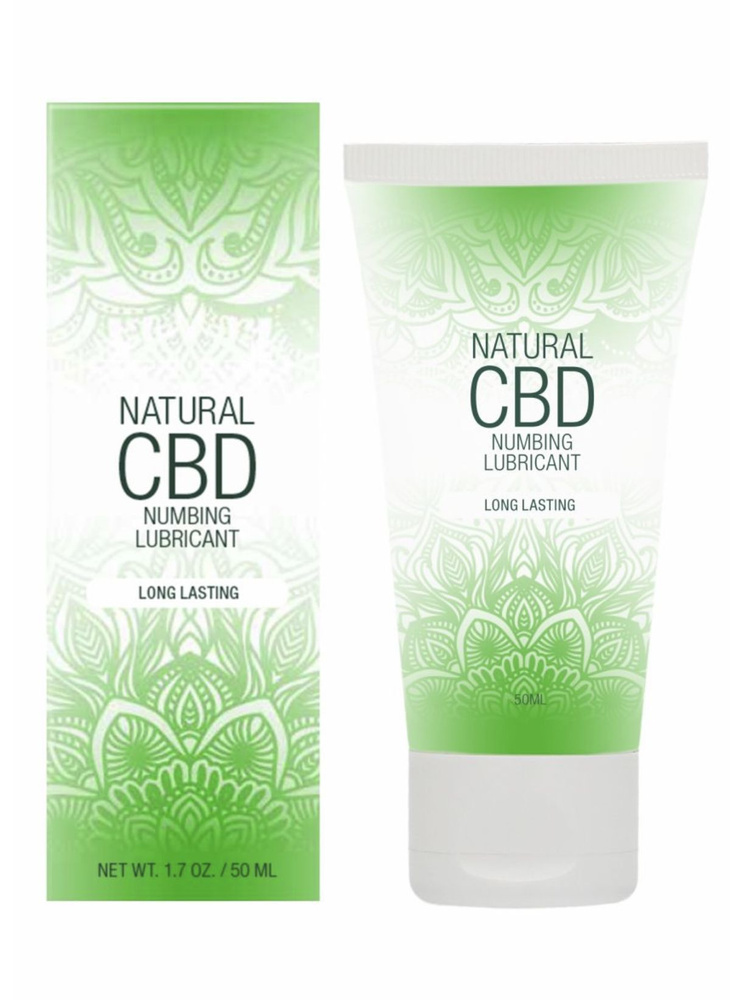 Shots Media BV Лубрикант с пролонгирующим эффектом Natural CBD Numbing Lubricant - 50 мл.  #1