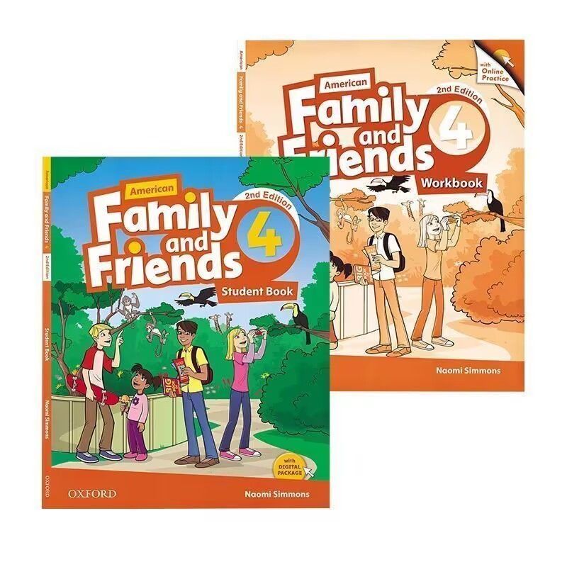 Family and Friends 4 Class Book with Online Practice + Workbook 2nd ...