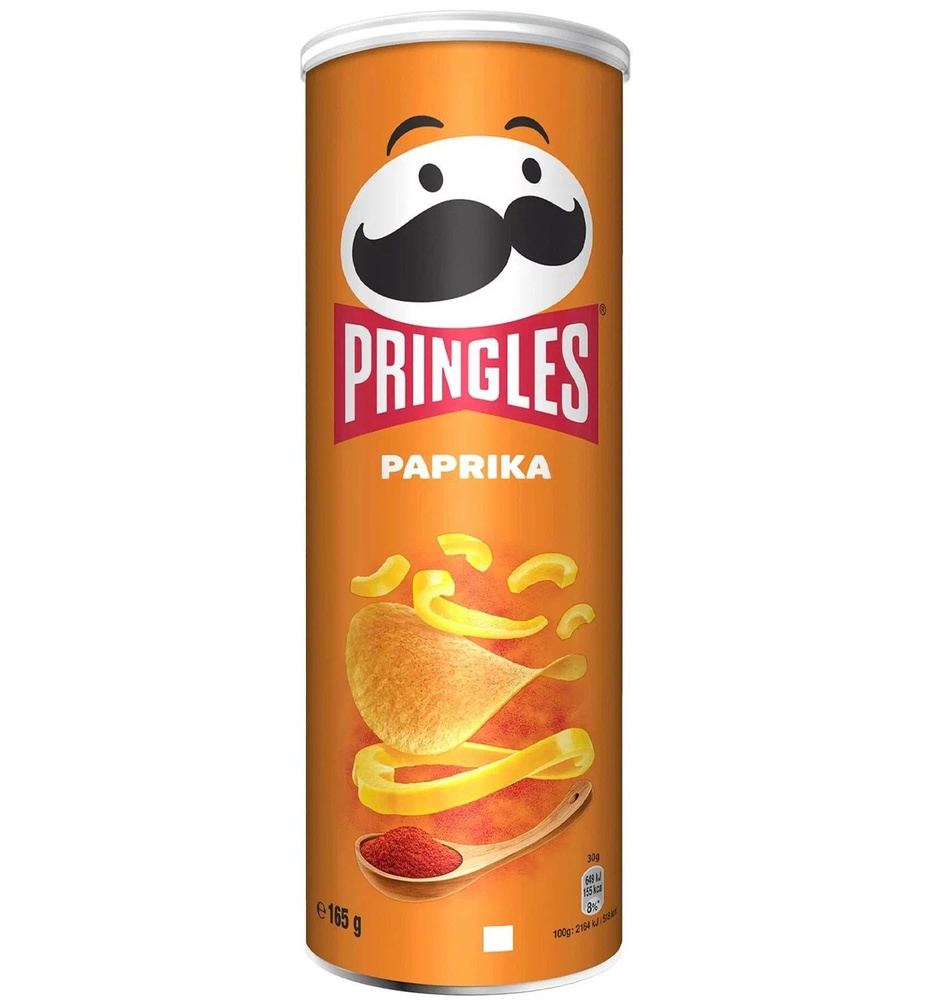 Картофельные чипсы Pringles Paprika 165гр #1