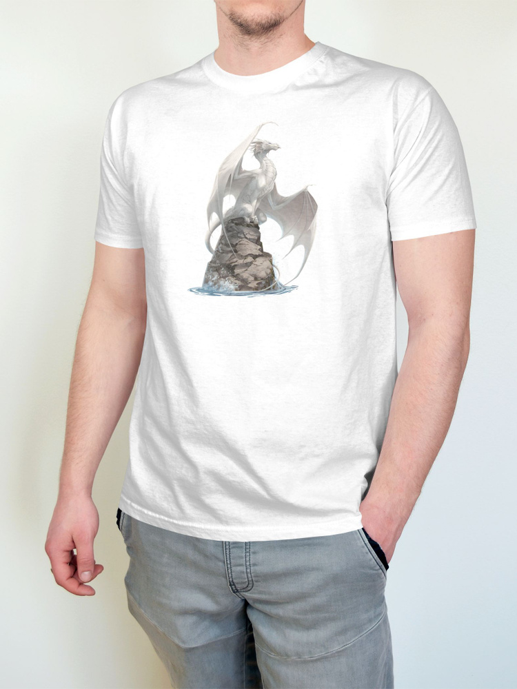 Футболка Креатиум, размер 44, цвет белый, 100% хлопок - купить по ...