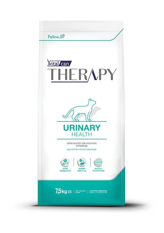 Лечебный корм Vitalcan Therapy Feline Urinary Care для кошек, при МКБ, 7,5 кг / Виталкан  #1