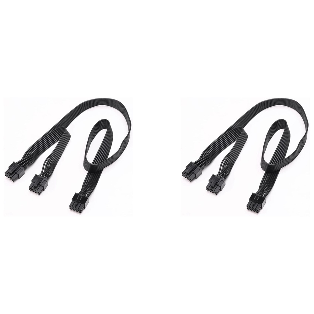 2X ЦП ATX, 8-контактный разъем для двухслойного кабеля питания PCIe ...