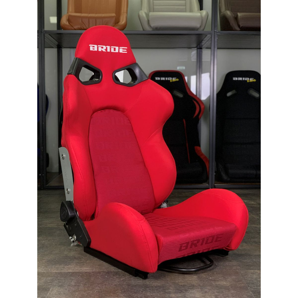 Сиденье спортивное (полуковш) SB Seats (57x54.5x98) Ткань, Красный, JBR1019_RED_BR  #1