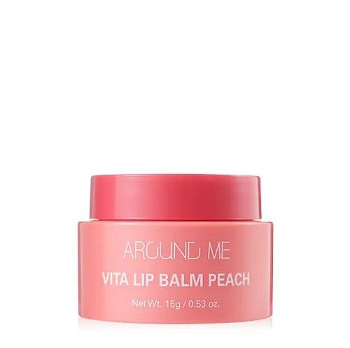 Welcos Around Me Vita Lip Balm Peach бальзам для губ с экстрактом персика (15г.)  #1